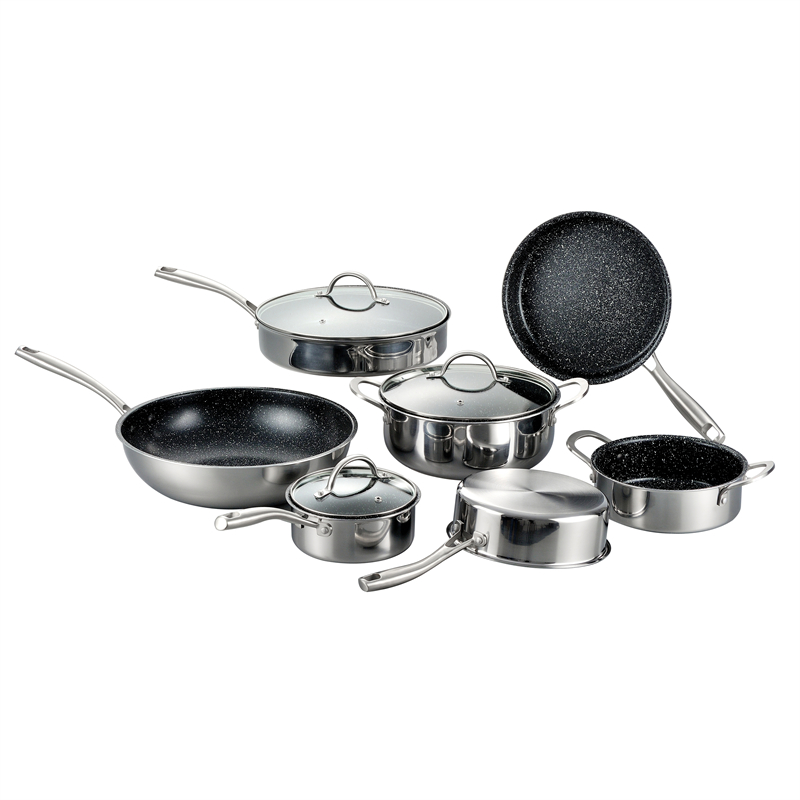 Wholesale High Quality Nonstick Cookware Set with Detachable
